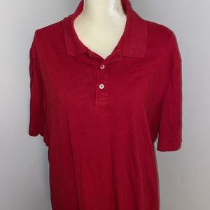 Men's Red collar shirt size XL